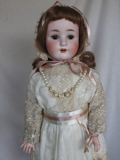 Bisque Shoenau & Hoffmeister 914 'Fairy Queen' child 28" (71cm) c1925. Ope