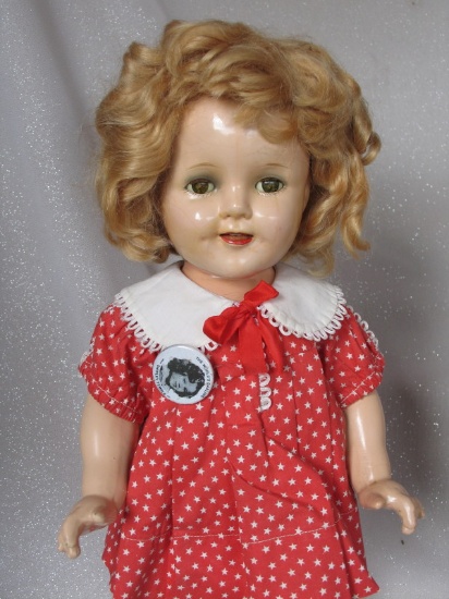 Composition 1934 Ideal Shirley Temple 18" (45cm) with big C logo// black na