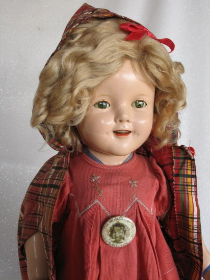 Composition 1934 Ideal Shirley Temple 18" (46m) with big C logo. Original c