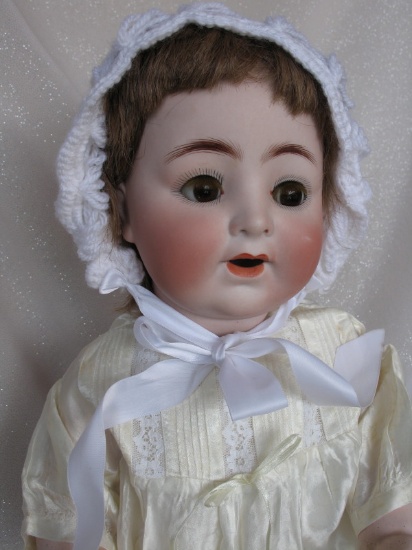 Bisque 1912 Alt, Beck & Gottschalck 1361 Baby 20" (51cm). Open red mouth wi