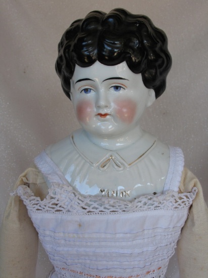 Pet Name c1905 Hertwig & Co "Marion" chinahead 26" (66cm) turned shoulder h