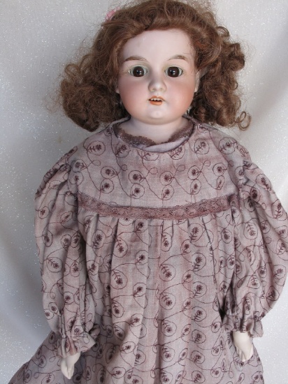 German Armand Marseille 370 bisque 22" (56cm) shoulder head bisque child. H