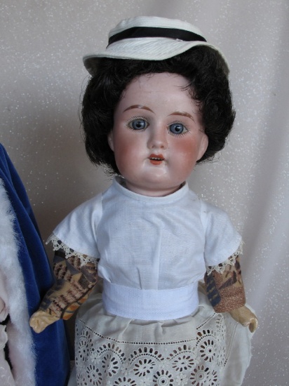 Bisque Armand Marseille 1894 child 15" (38cm). Hairline from back pate rim