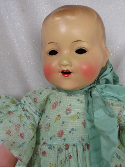 Composition Laurie Cohen Armand Marseille 352 Baby 22” (56cm) 1930s swivel