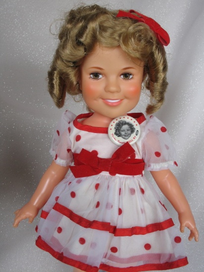 All original 1974 Ideal Shirley Temple 16" (41cm). Vibrant features, store
