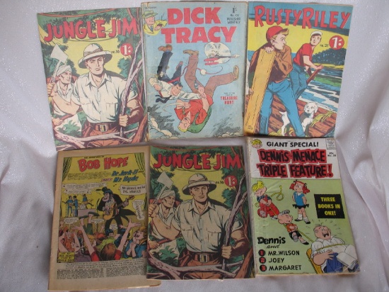 Twenty Five (25) 1960s Comics, includes Black Fury, J/Jim, Rusty Riley, D/T