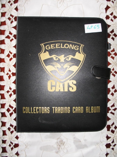 Mint AFL Football Collector cards in Geelong Album with 160+ mostly AFL Gee