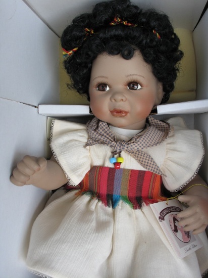 Three MIB artist seated baby dolls:- Georgetown 'Clarrisa' 38cm & 'Lullaby