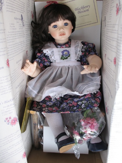 Two NRFB Georgetown artist Anne Timmerman porcelain limited 1990s dolls:- S