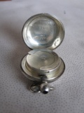Birmingham Sterling Silver sovereign case 3cm diameter by AL Dennison c1903