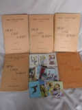 Five vintage Playing Card albums full of playing cards and 60 plus extras.