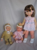 Box 29 dolls:- includes 1964 Mattel B/O 46cm roller girl, Mattel Cheerful T