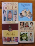 Four Marjory Fainges doll reference books:- Aust Dollmakers, Encyc Aust Dol