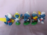 Twenty seven (27) Smurf's 1970-80s PVC figures Peyo Schleich includes 9 X s