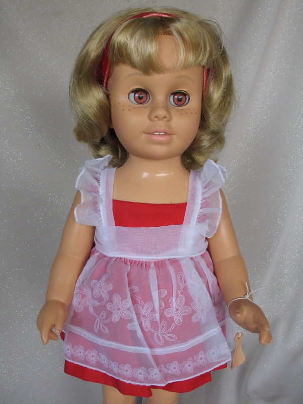chatty cathy red dress Identifying american chatty doll?