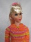 Mattel Barbie 1969 straight leg #1190. Blonde mid-back hair, bangs, side pu