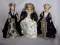 Eleven 70s Peggy Nisbet dolls:- includes HenryV111 wives from Portrait seri