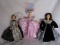 Ten 70s Peggy Nisbet dolls:- includes LE of 250 'Tragic Queens' collectors