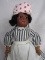 Mulatto Armand Marseille 1894 brown painted bisque doll 10