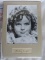 Scarce ink signed 1930s Shirley Temple signature on page from autograph boo