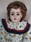 Bisque Unknown German 422 child 18” (46cm) c1900s. Hairline at forehead and