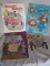 Ninet uncut 1968-70s Paper Doll books. Whitman Brady Bunch 1973, Three Whit