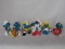 Twenty four (24) Smurfs 1970-80s PVC figures Peyo Schleich / Hong Kong:- in