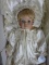 Two porcelain dolls:- Franklin Mint 43cm MIB Victorian Christening Baby. Bo