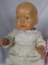 Celluloid 20s Japan Sekiguchi Baby 38cm, original feature painting, molded