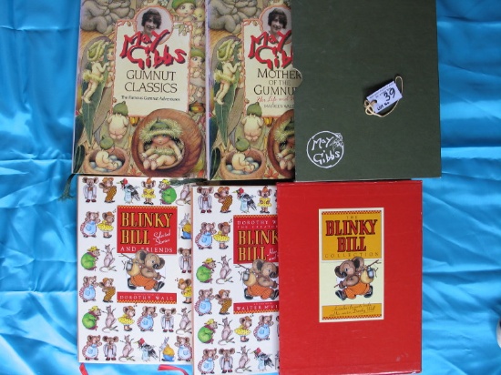 Children Books:- Two volume sets of 1988 Blinky Bill and 1985 May Gibbs Gum