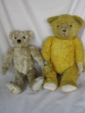 Two vintage bears:- English Merrythought LE 83/500 signed tag, blonde mohai