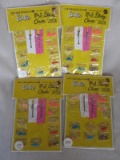 Twelve T-Paks Mattel Barbie Teen Fashions on original card:- 4X MIP yellow