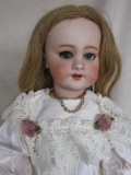 Bisque DEP 'French Bebe' c1900s 18” (46cm). Long hairline from forehead pat