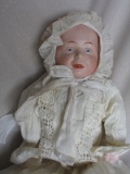 Two antique bisque dolls:-Repaired Gebruder Knoch 