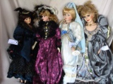 Dolls, Toys & bears:- Four Homeart 61cm dolls include Rupunzel. HHBear 43cm
