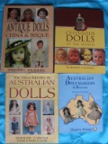 Four Marjory Fainges doll reference books:- Aust Dollmakers, Encyc Aust Dol