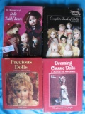 Eight doll books:- includes Complete dolls/Spinning Wheel, Ultimate Doll Bo