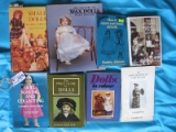 Fourteen doll books/catalogues/etc:- includes Popular Antiques, M/Alexander