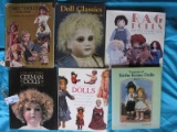 Five doll books:- Kathe Kruse, Art of Dolls, Doll Classics/Foulke, Collecti