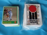 Two Cricket Card Sets:- 1993 / 94 Futera World Series 110 card set, unplaye