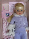 MOC Madame Alexander vinyl girl 48cm in mauve pants and top with faux fur t