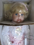 Two MIB porcelain dolls:- Homeart Pamela 30