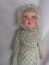 Three vintage weary dolls:- German 1920s shoulder head Papier Mache child 4
