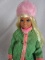 Two Mattel Barbie Skippers, 1963, combined 1966 Chill Chasers coat, tam, re
