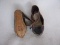 Pair of 1880s E.J. Jumeau Doll Shoes 2.75