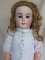 Antique German dolly face bisque child 23