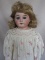 German Cuno & Otto Dressel 93 bisque shoulder head 43cm. Hairline repairs t
