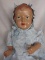 Celluloid Palitoy toddler girl 55cm with deep molded hair, painted features