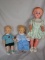 Four 1960s dolls:- Glory Manufacturing 1964 teenage girl 48cm. OK Kader 33c