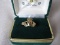Ladies Estate Irish 14K Gold Claddagh ring stamped 14K, size Q approx 3gm.